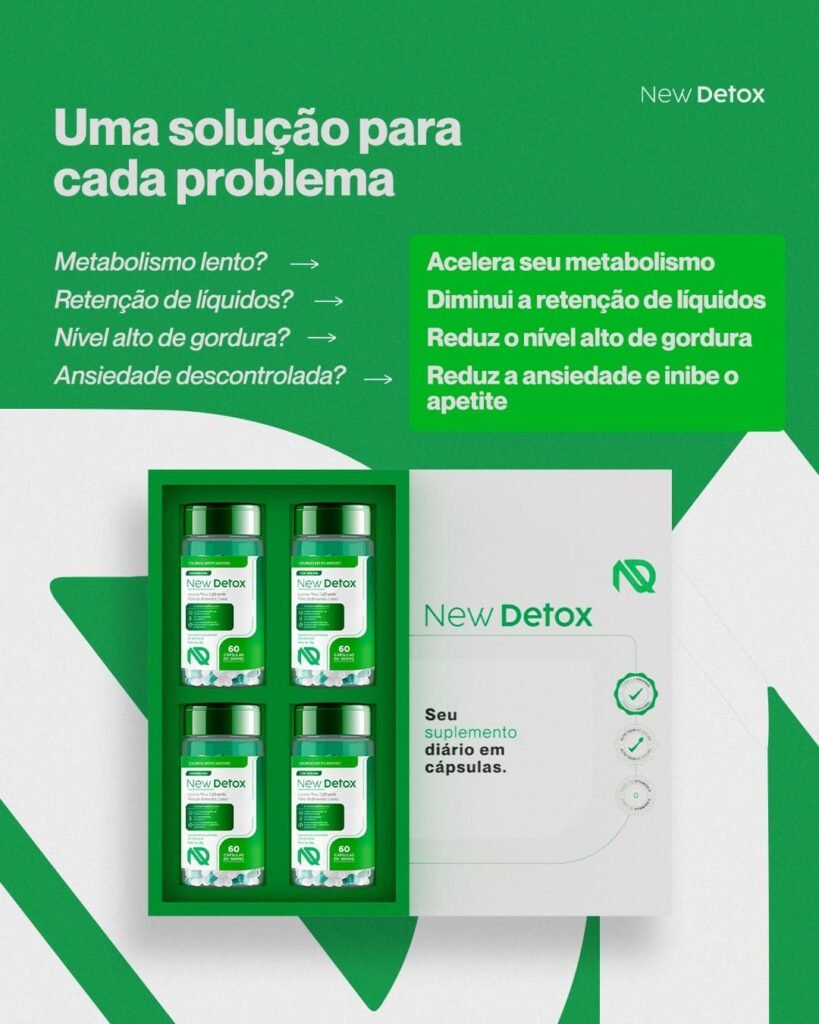 queima de gordura new detox emagrecer